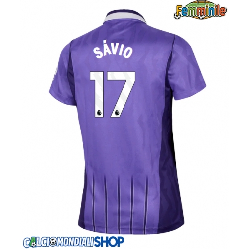 Maglie da calcio Tottenham Hotspur Savio #17 Terza Maglia Femminile 2026-27 Manica Corta